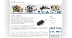 Desktop Screenshot of carkeys-austin.com